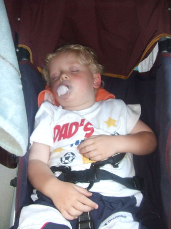 Ruarc before his coffee